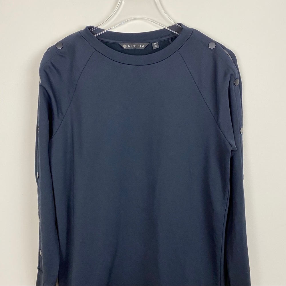 Athleta Snappy Sweatshirt Dress - Picture 9 of 12